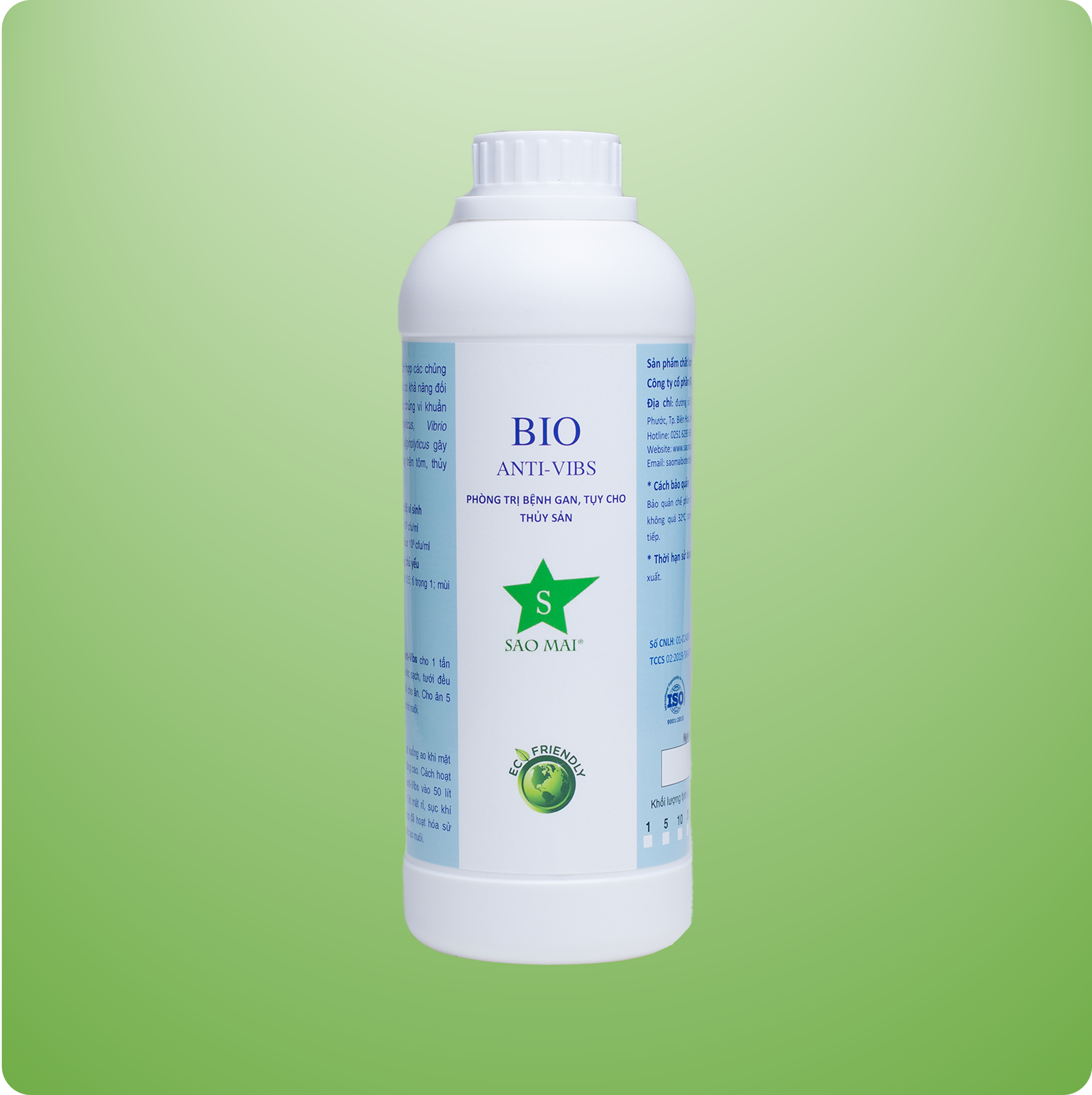 BIO ANTI VIBS MEN VI SINH PHÒNG TRỊ BỆNH GAN TỤY CHO THỦY SẢN